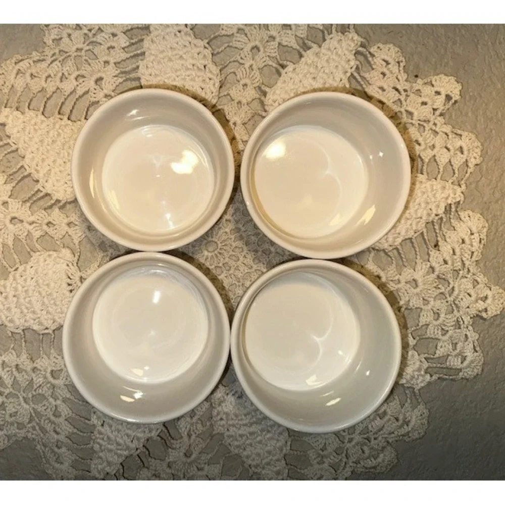 Ciroa Easter Parade Bunny Ramekins Ceramic Souffle Dish Set of 4 Multicolor 4in